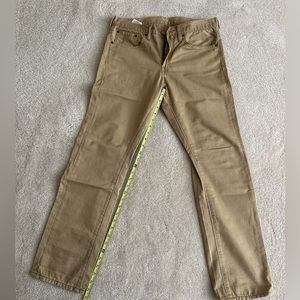 Levis 513 Slim khaki denim pants size 32